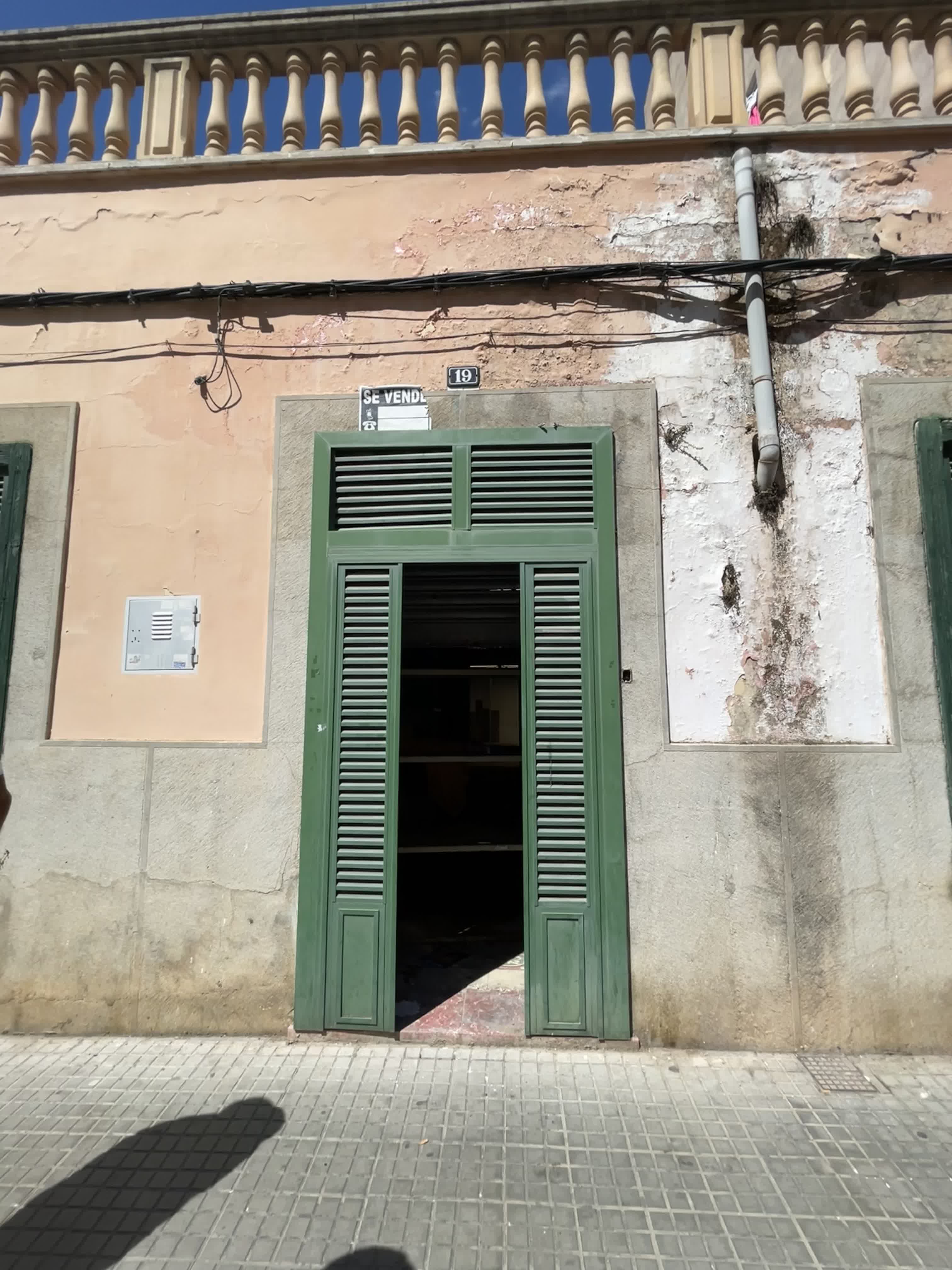 Existing entrance before renovation